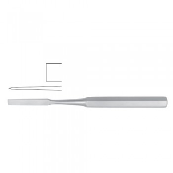 Hibbs Bone Osteotome Stainless Steel, 24.5 cm - 9 3/4" Blade Width 6 mm